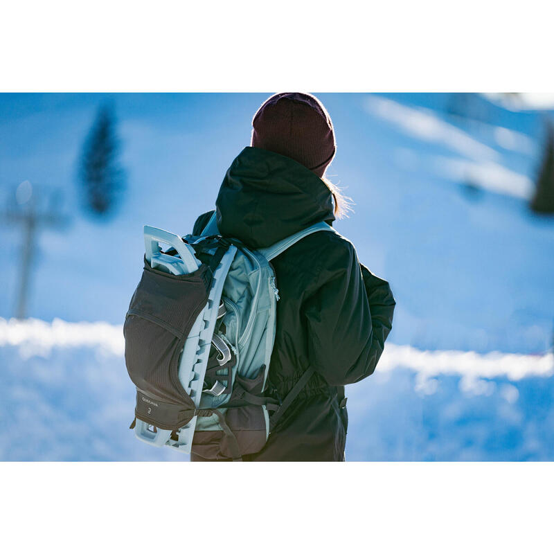 Porta raquetas de nieve desmontable para mochilas Quechua SH500