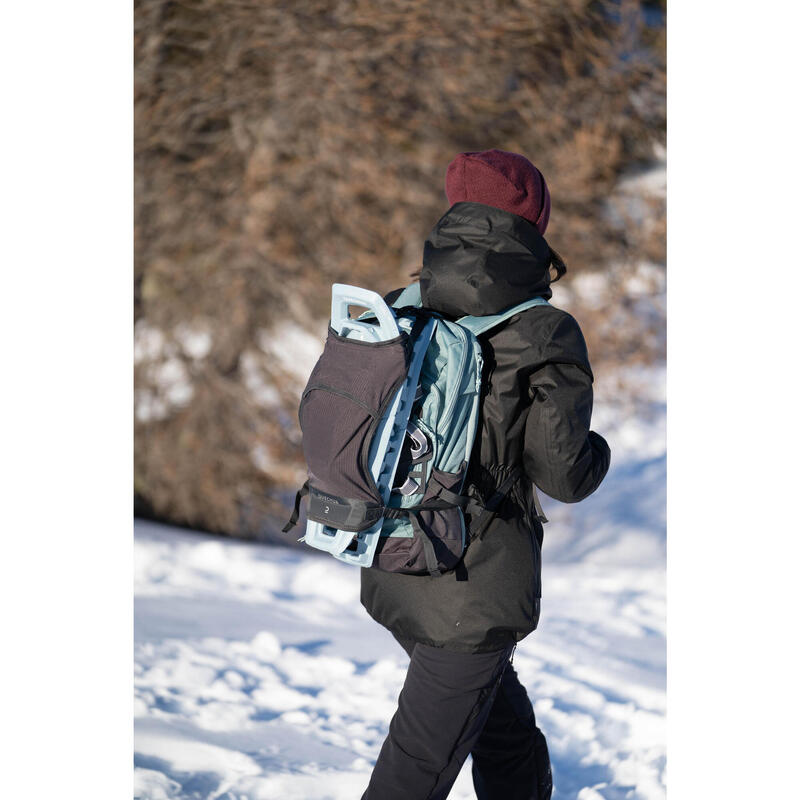 Porta raquetas de nieve desmontable para mochilas Quechua SH500