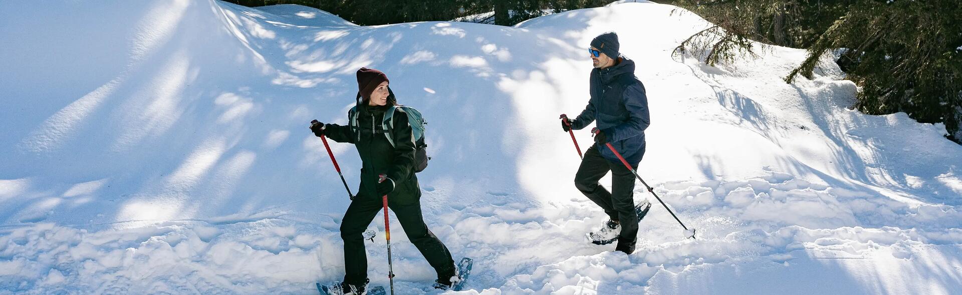 comment choisir des raquettes à neige, les conseils quechua randonnée neige