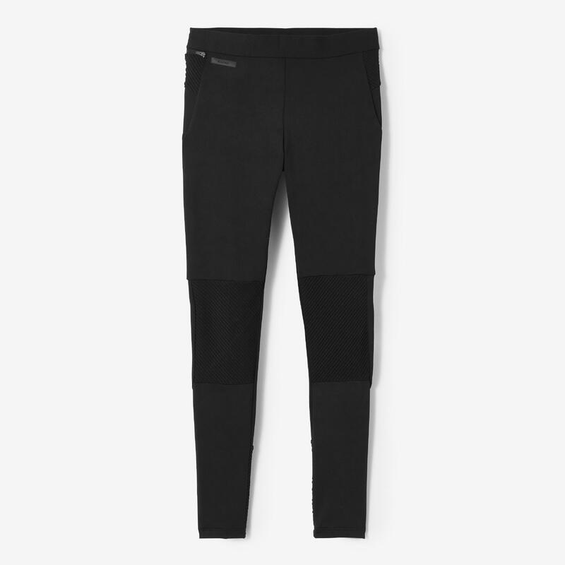 Lauftights lang Herren - Warm+ schwarz