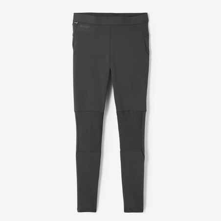 Men's warm running tights - Warm + - Grey