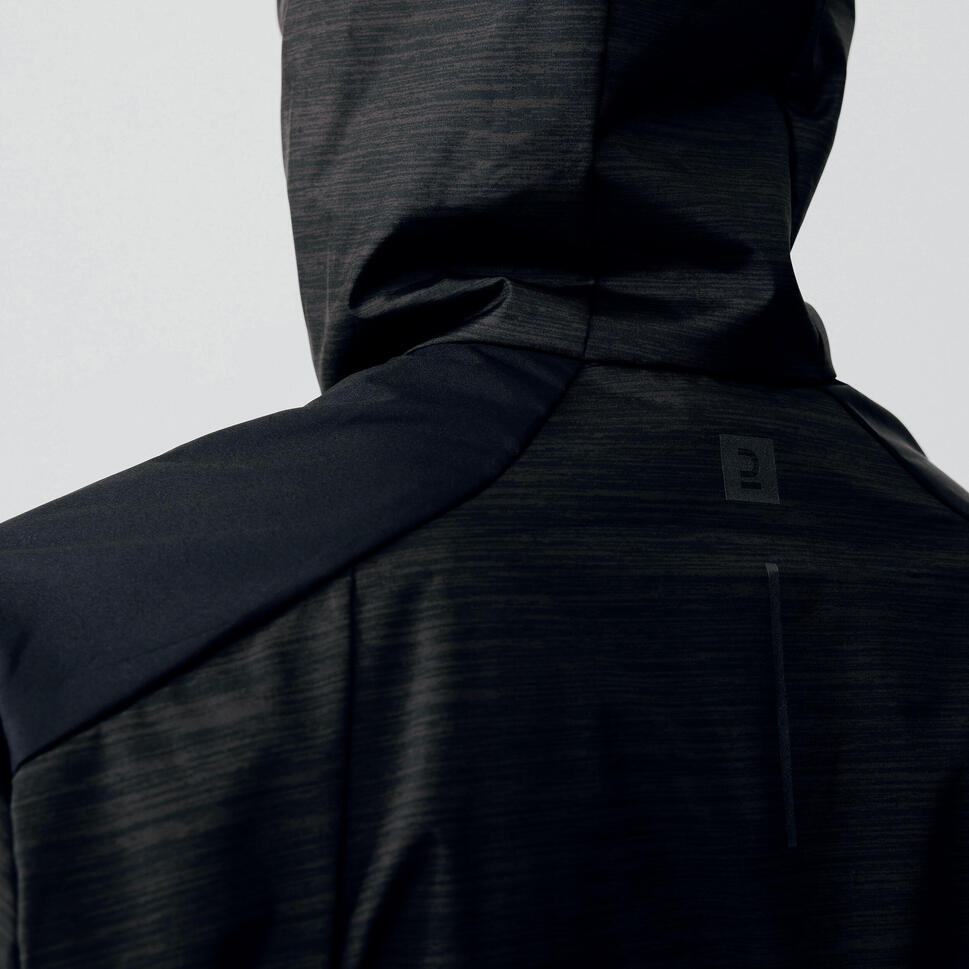 Erkek Yağmurluk - Koşu - Siyah - Kiprun Run 100