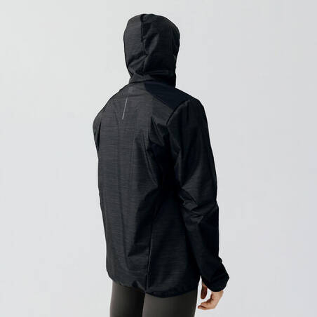 Run Rain Men's Running Wind and Rain Jacket - black