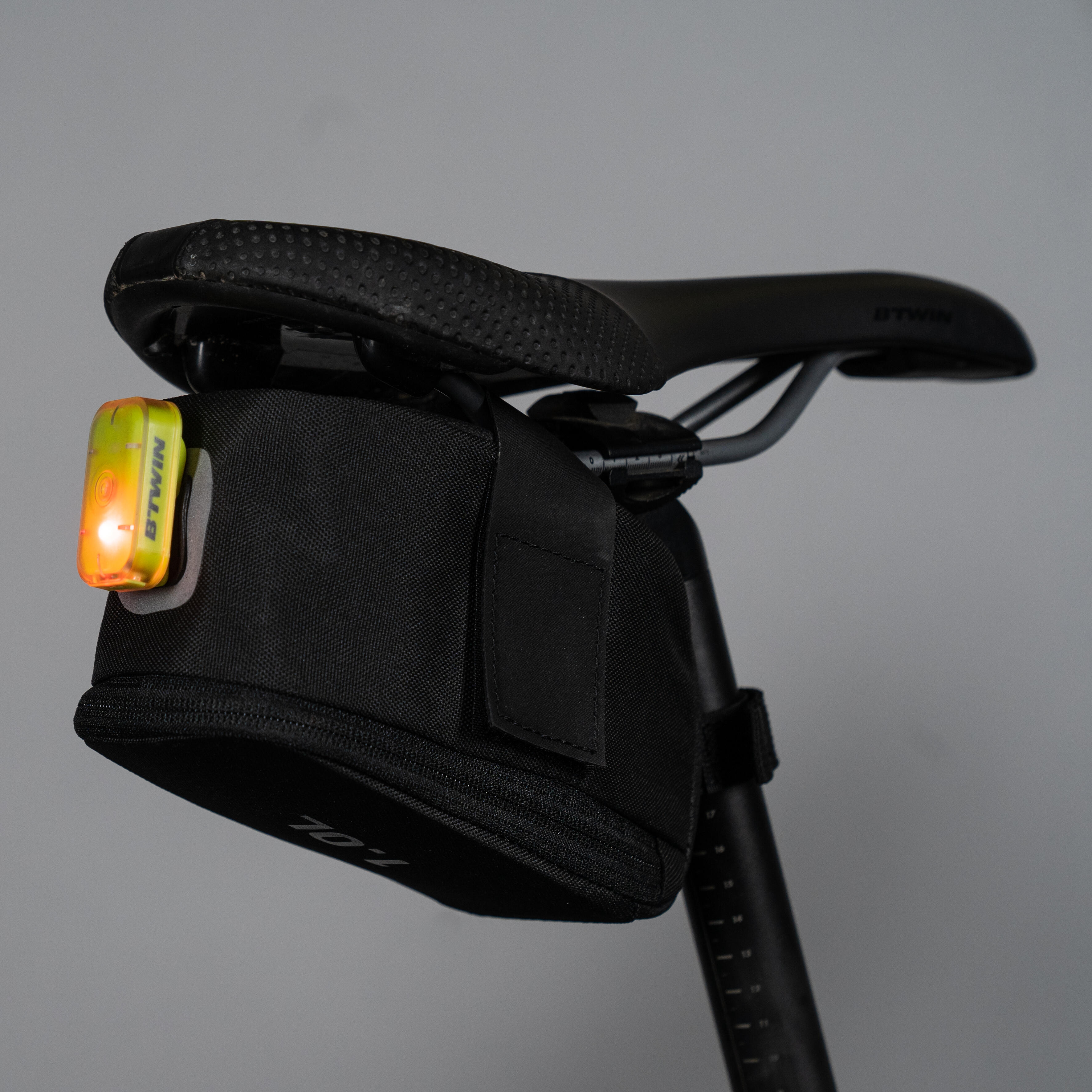 1 L Bike Saddle Bag - Easy L Black - ROCKRIDER