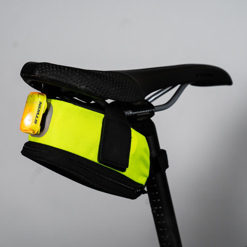 BOLSA DE SELIM BICICLETA EASY M 0,6 L AMARELO NÉON