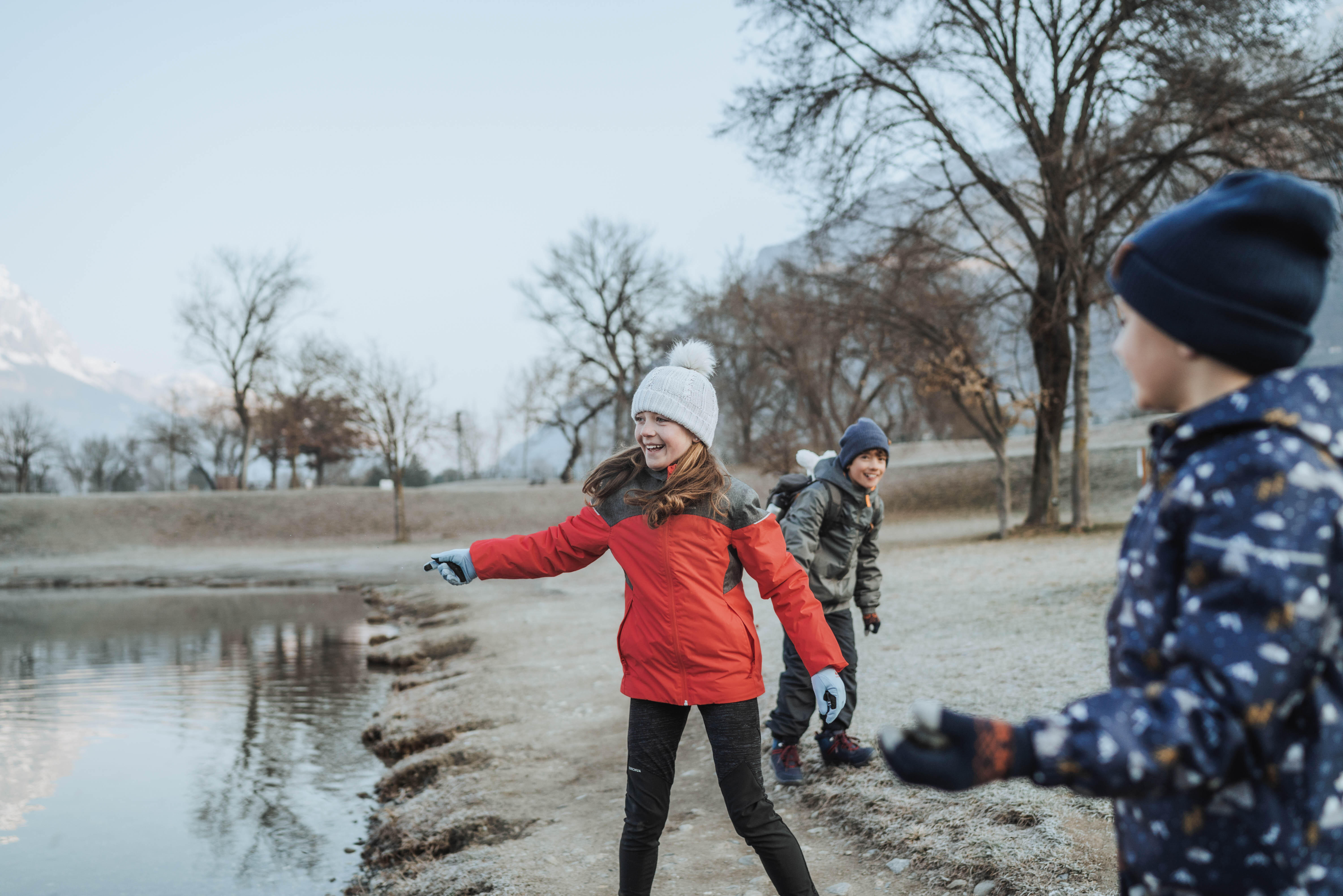 Kids’ Waterproof Winter Jacket - SH 100 Pink - QUECHUA