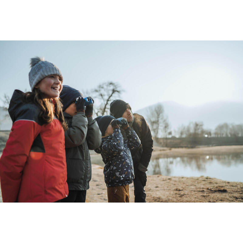 VESTE HIVER CHAUDE ET IMPERMÉABLE DE RANDONNÉE - SH100 -3,5°C - ENFANT 7-15 ANS