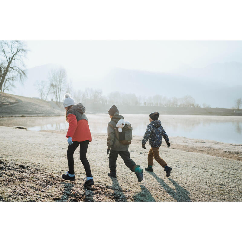 VESTE HIVER CHAUDE ET IMPERMÉABLE DE RANDONNÉE - SH100 -3,5°C - ENFANT 7-15 ANS