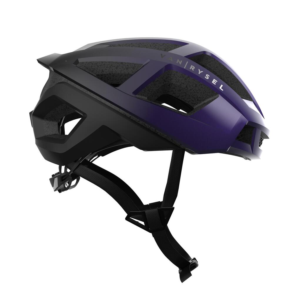 Fahrradhelm Racer lila/schwarz 