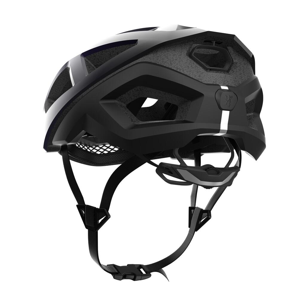 Fahrradhelm Racer lila/schwarz 