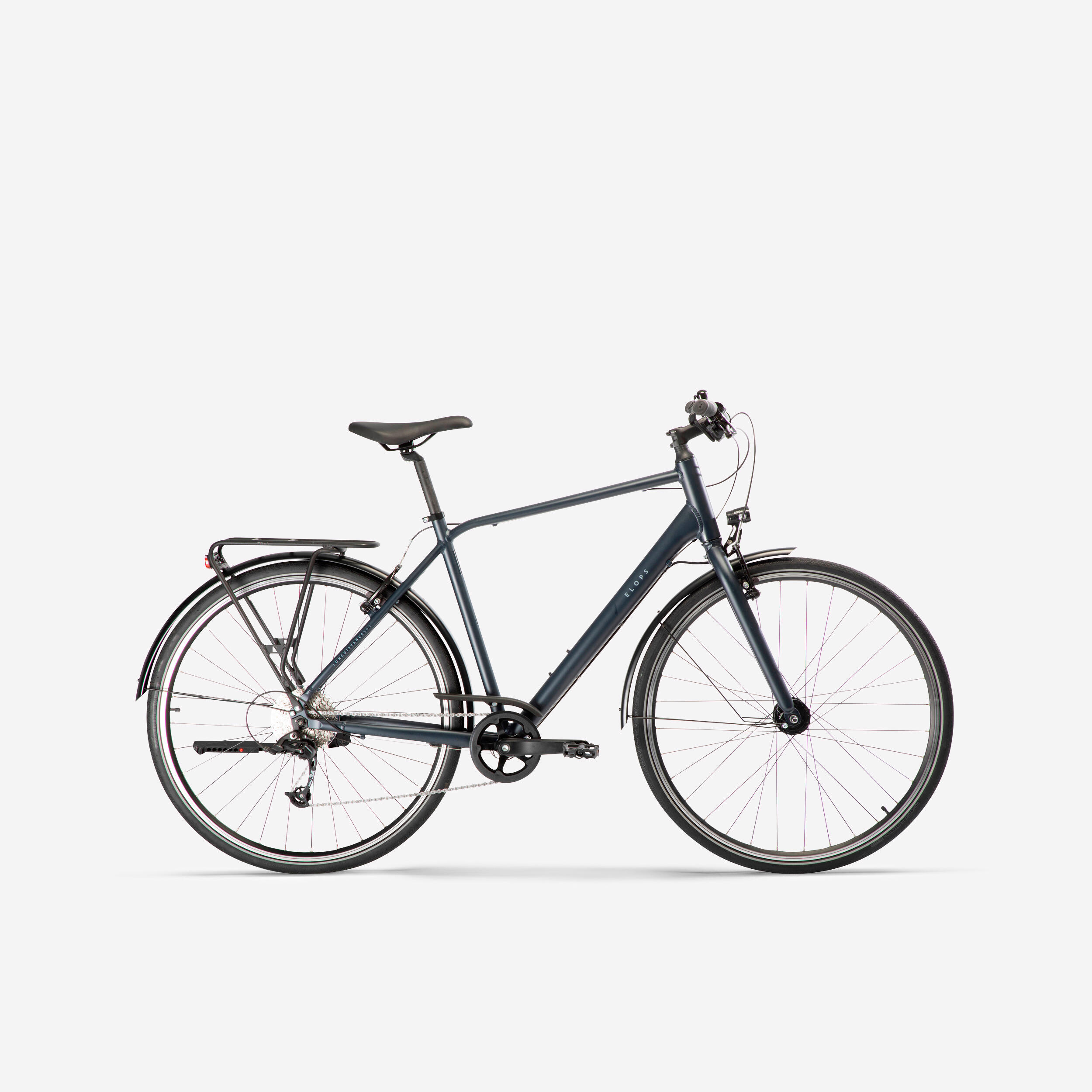 Image of Long Distance Step-Over City Bike - 500