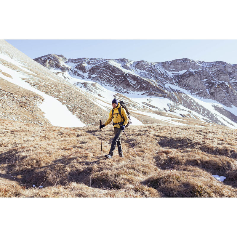 Geacă Protecție vânt Softshell Trekking la munte MT900 WINDWARM Galben Bărbați