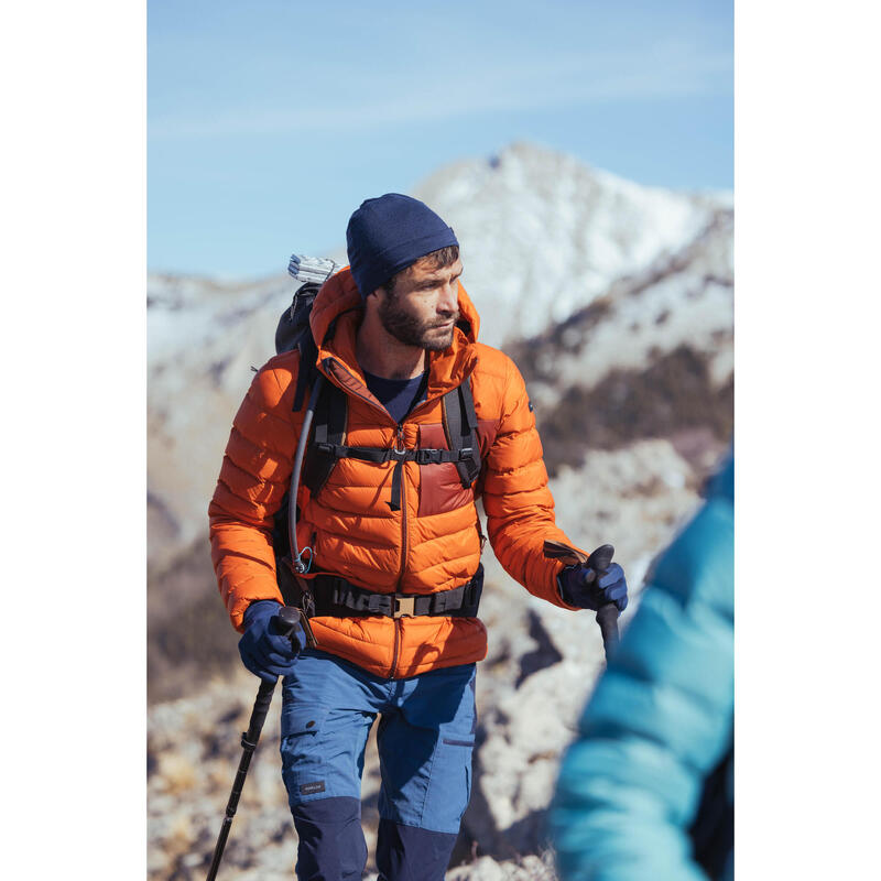 Geacă din puf Trekking la munte MT500 -10°C Portocaliu Bărbați