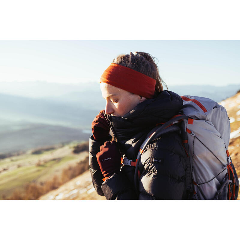 Doudoune à capuche en duvet de trek montagne - MT500 -10 °C - Femme