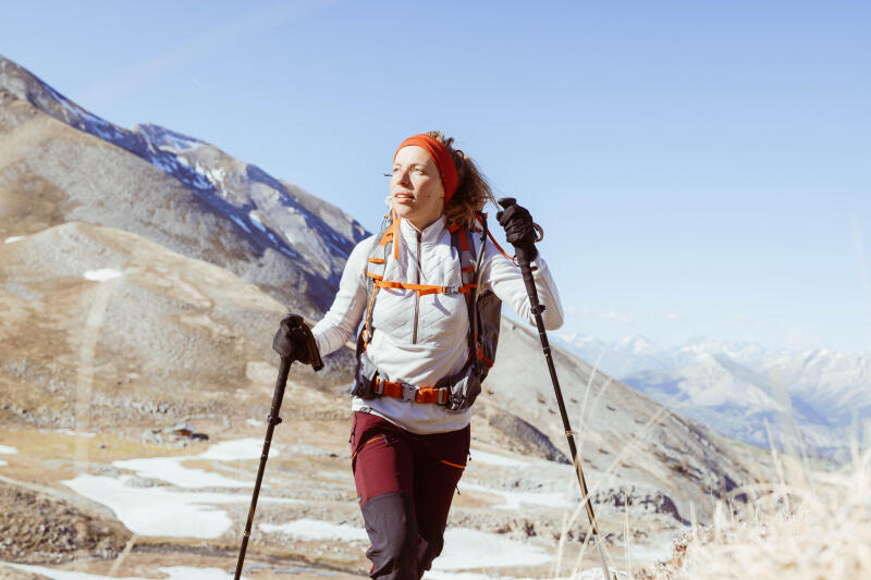 Koszulka damska trekkingowa z długim rękawem Forclaz MT900 merino