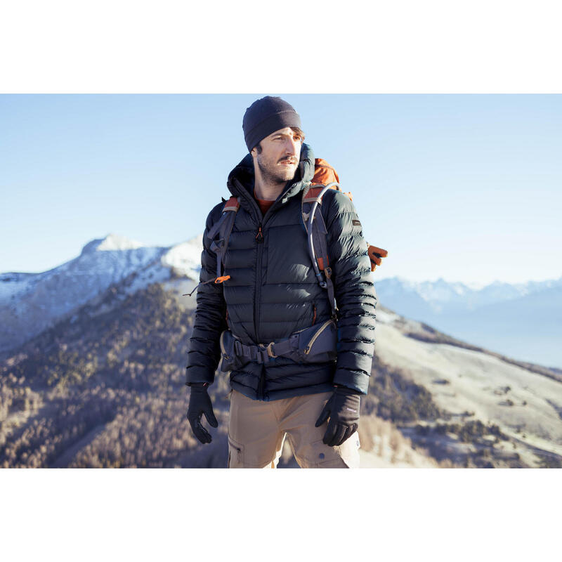Men’s mountain and trekking padded and hooded jacket - MT500 -10°C ...