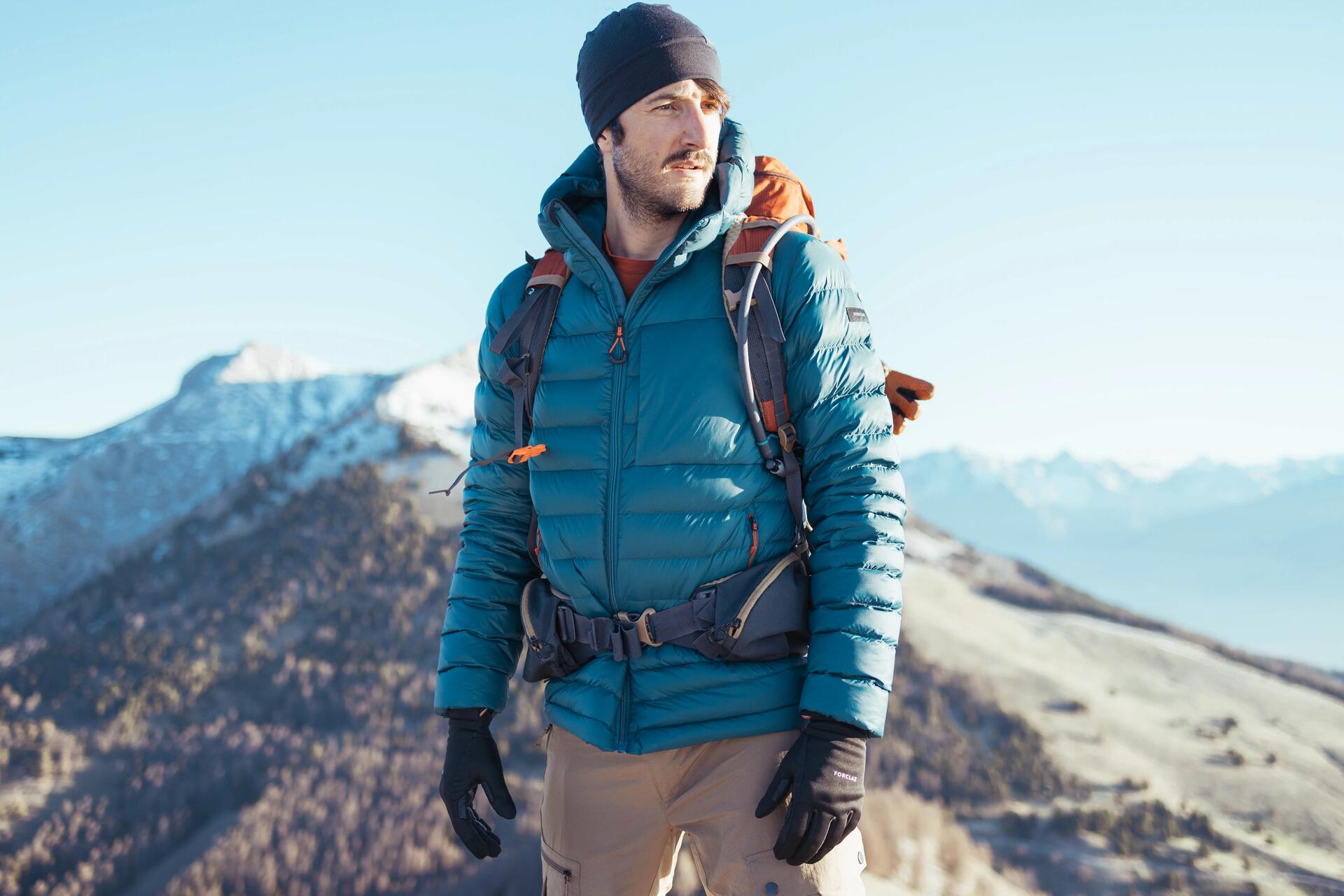 Doudoune a capuche en duvet de trek montagne MT500 10 C Homme FORCLAZ Decathlon