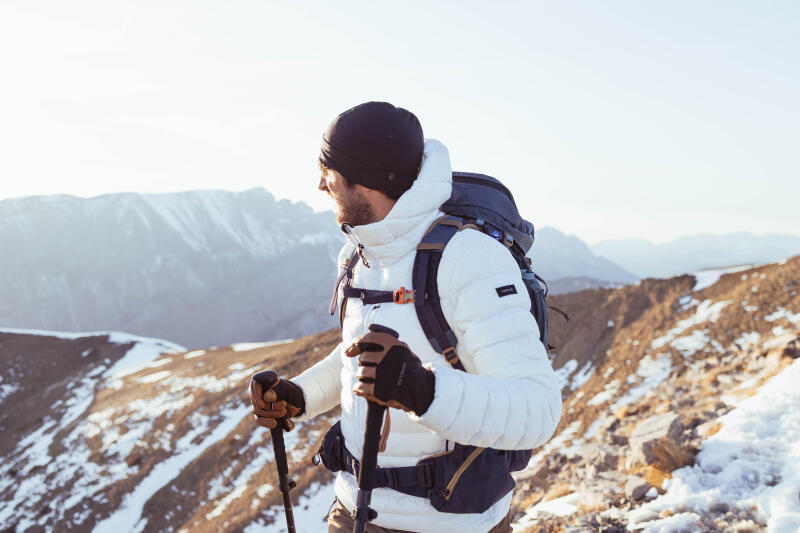 Rękawiczki trekkingowe dla dorosłych skórzane wodoodporne Forclaz MT900