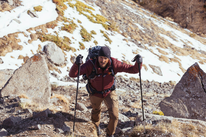 Kurtka trekkingowa męska puchowa Forclaz MT100 - 5°C