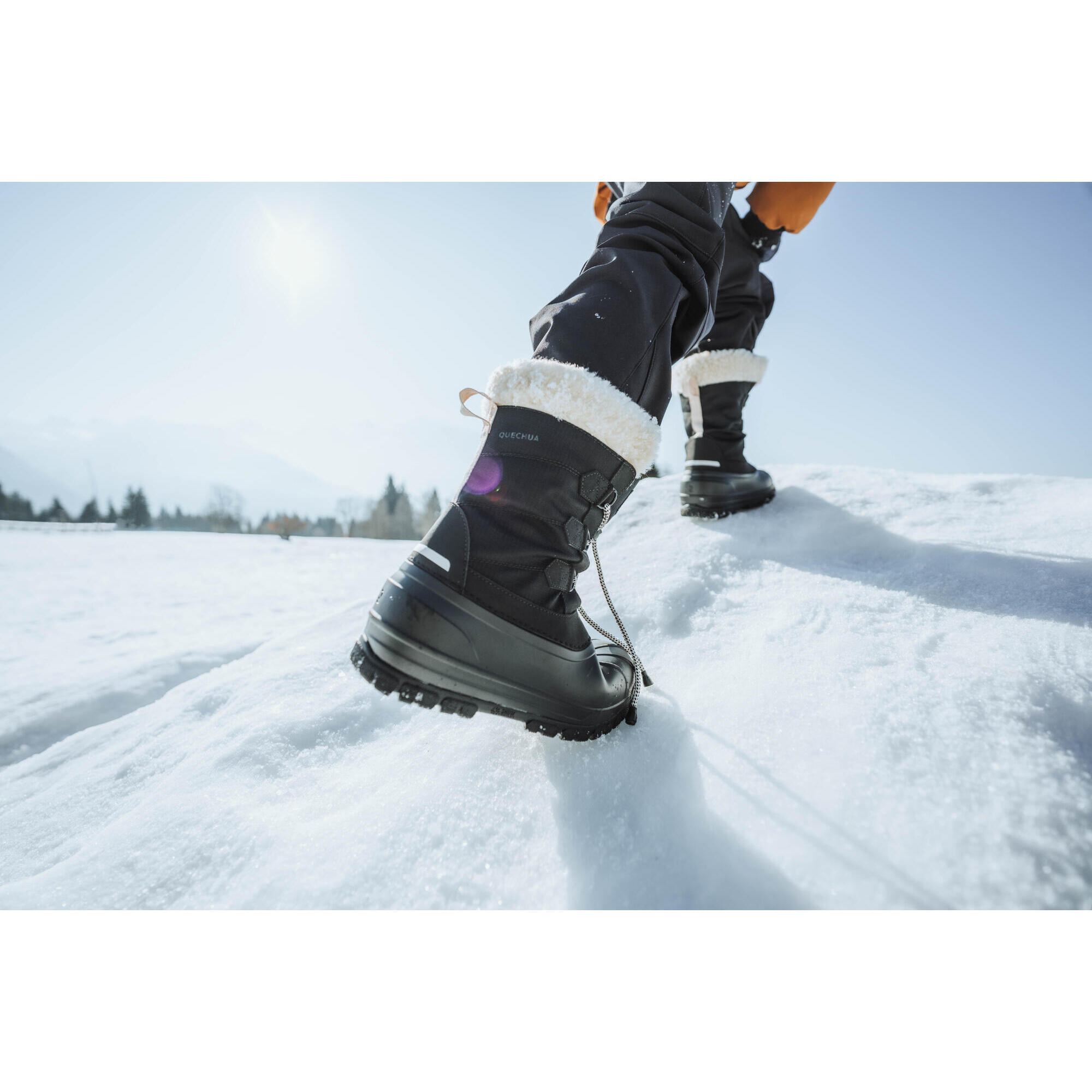 SCARPONI DA NEVE CALDI E IMPERMEABILI - SH900 - BAMBINI DA 30 A 38 ANNI