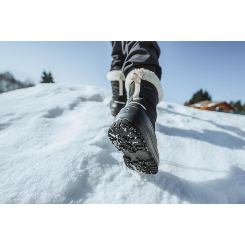 Warme waterdichte kinder snowboots voor wandelen SH900 maat 30 tot 38