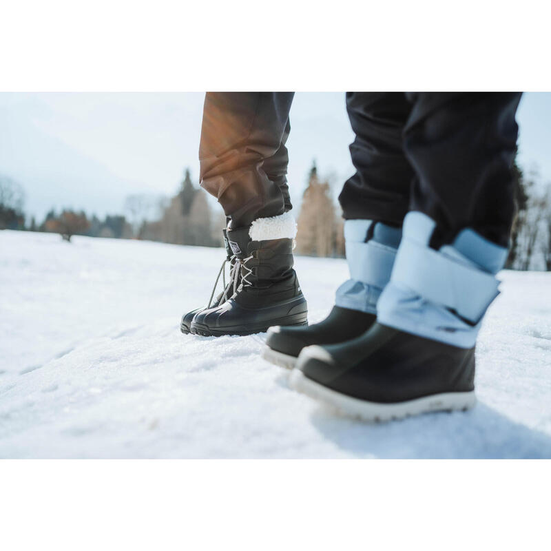 Botas Caminhada Tempo Frio/Neve Quentes Impermeáveis Criança SH900 30 ao 38