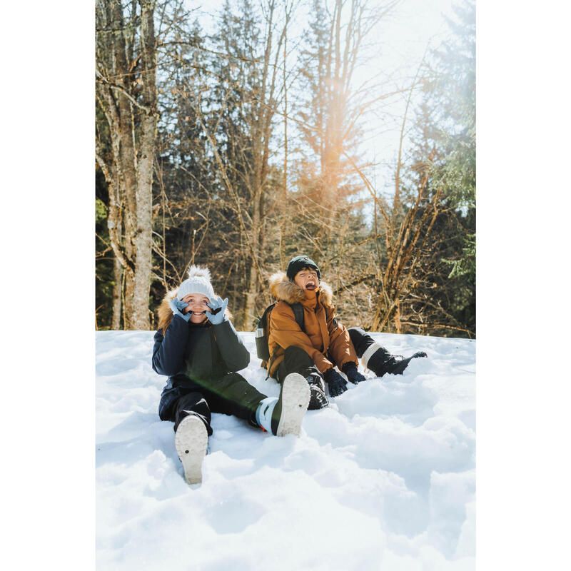 Dětské turistické hřejivé kalhoty SH 500 Mountain 