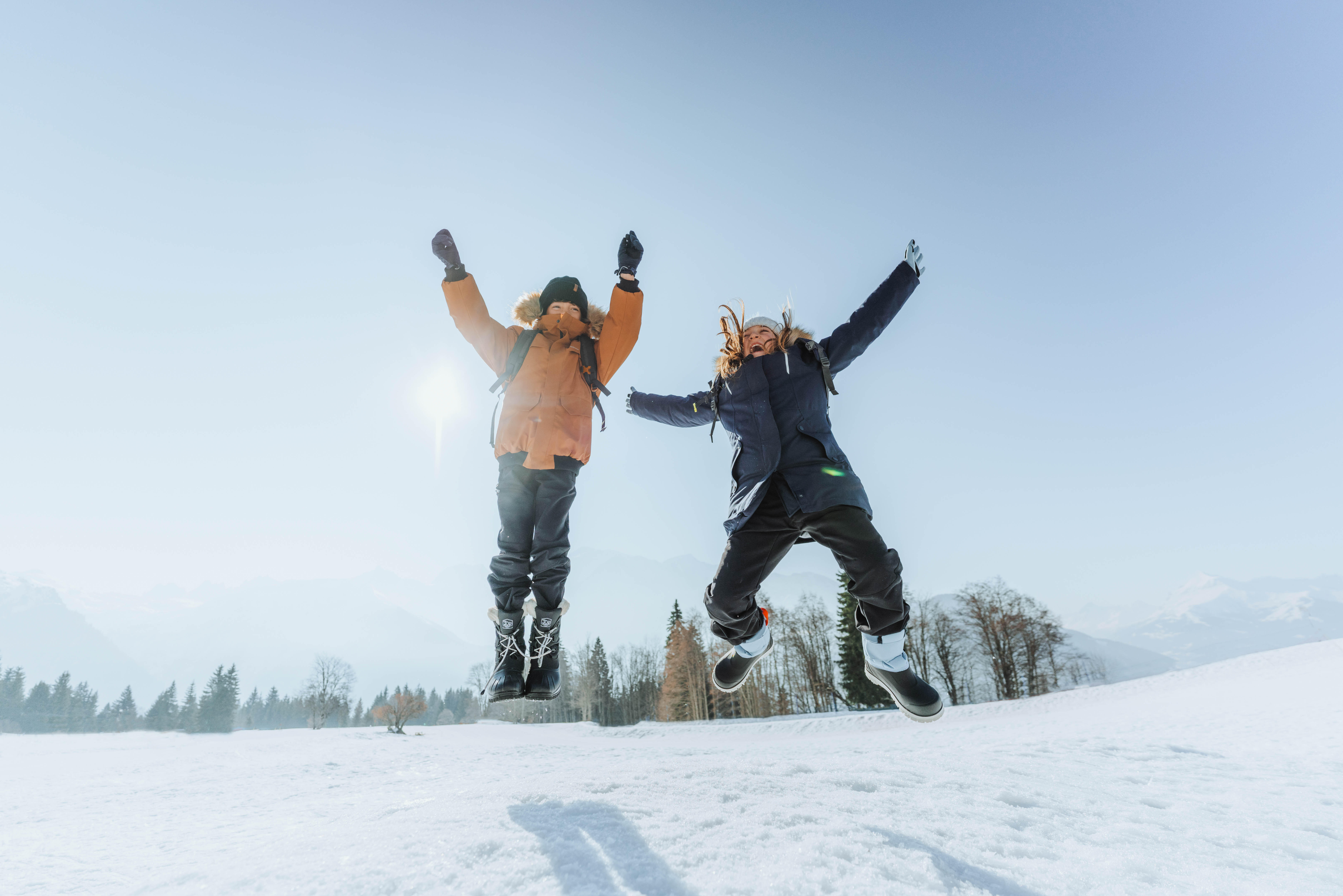 Kids’ Warm Softshell Hiking Pants, MH 500 Age 7–15 - QUECHUA