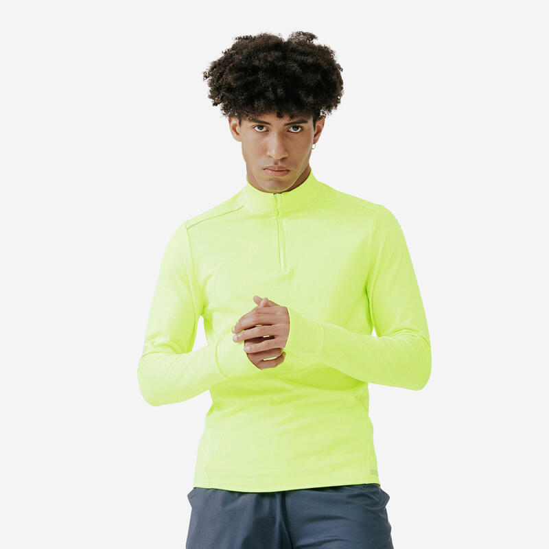 Camiseta running visibilidad manga larga cálida hombre - Warm Day Visibility