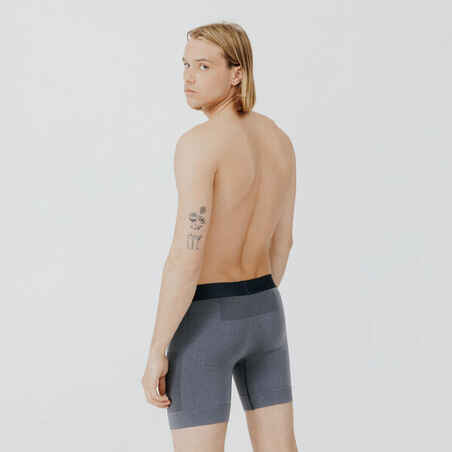 DRY PERF 900 MEN'S RUNNING BOXERS BLUE GREY