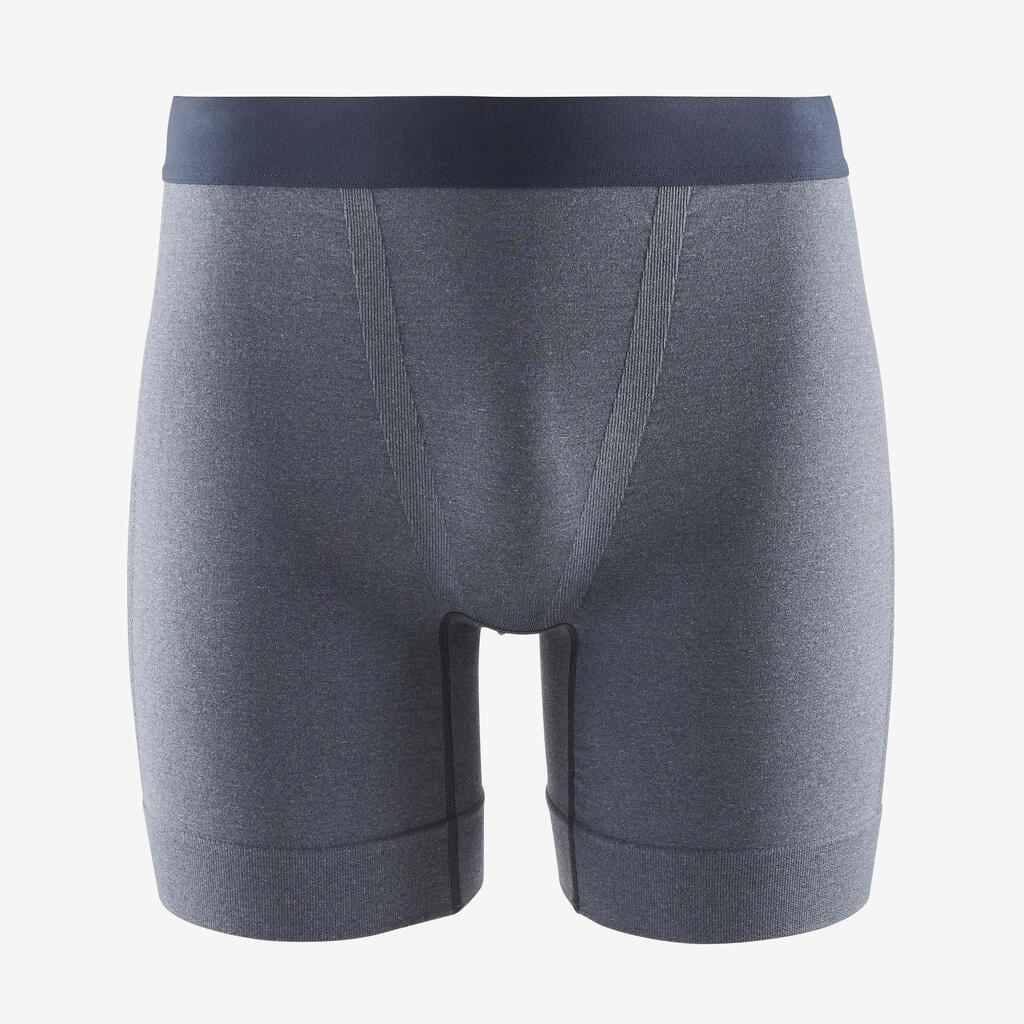 DRY PERF 900 MEN'S RUNNING BOXERS BLUE GREY