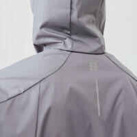 Run Rain Men's Running Wind and Rain Jacket - pebble grey