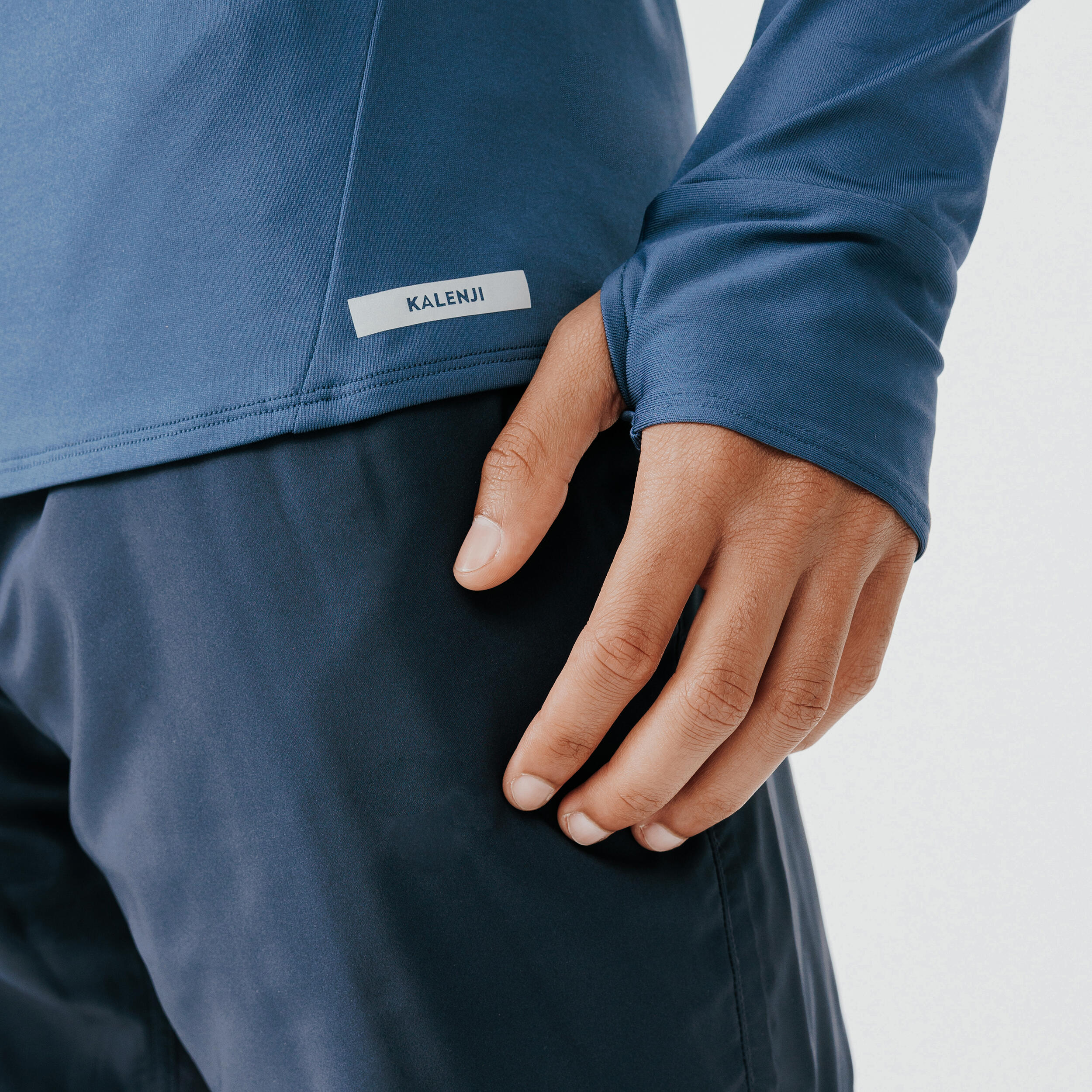 Men's Long-Sleeved Half-Zip Running Shirt  – Run 100 - KALENJI