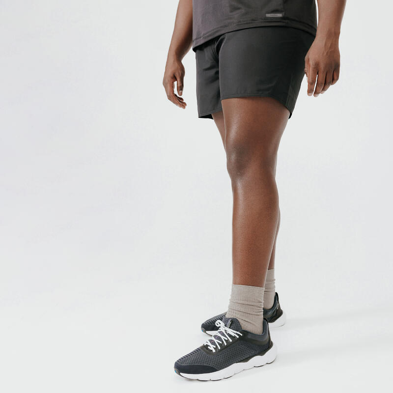 Calções de Corrida Respiráveis Homem Dry Preto (do 4XL ao 5XL)