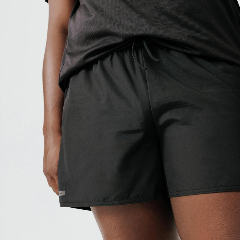 Pantalón corto running transpirable hombre - Dry negro (4XL a 5XL)