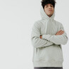 Men's Running Warm Hooded Sweatshirt Warm 500 - khaki