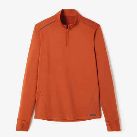 Running Long-Sleeved T-Shirt Run Warm - orange