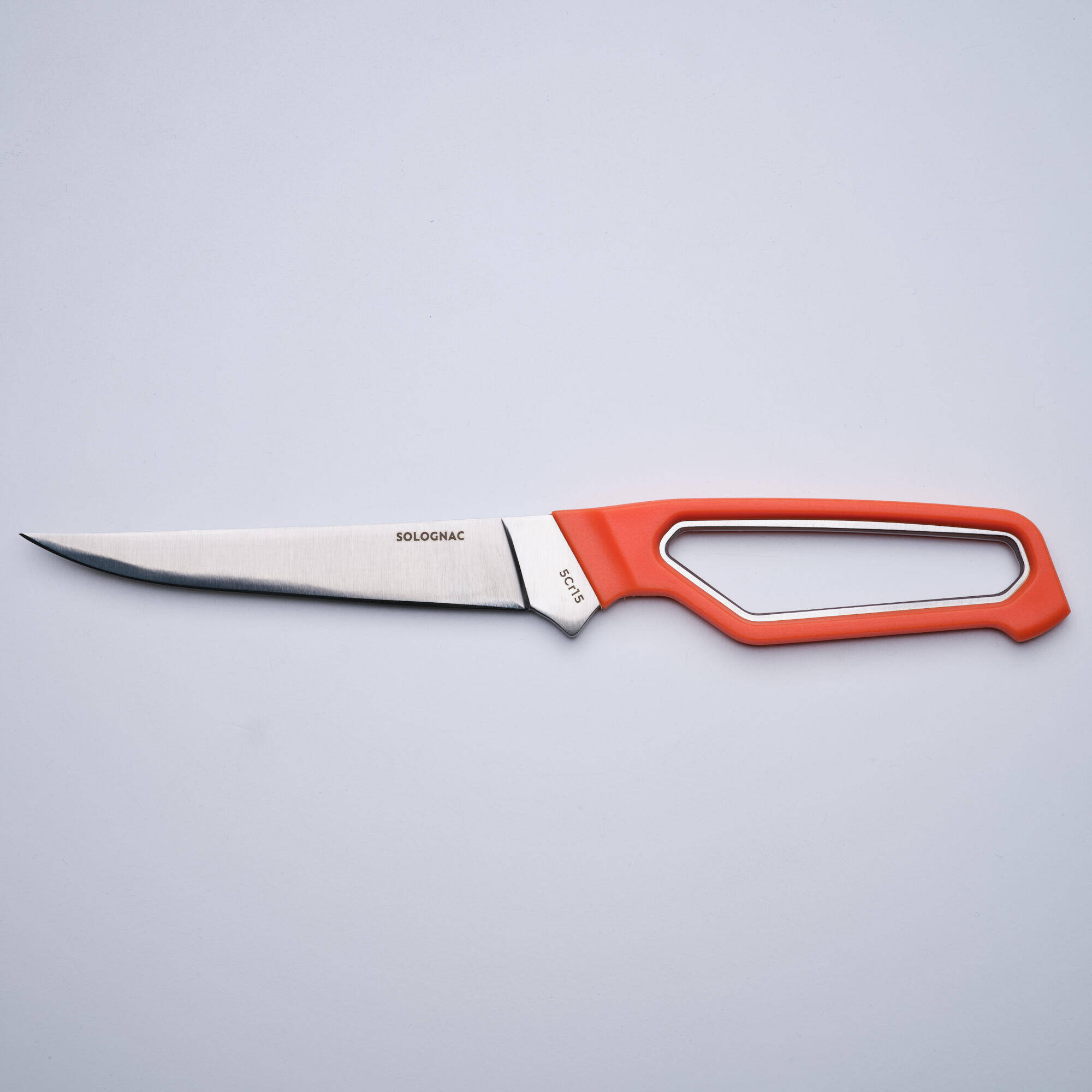 Lightweight, compact set of 3 game knives - orange -  5