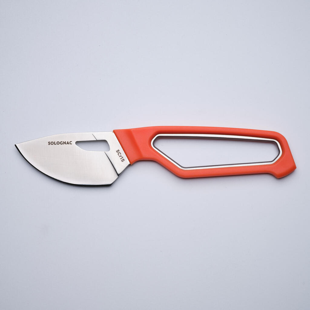 Lightweight, compact set of 3 game knives - orange