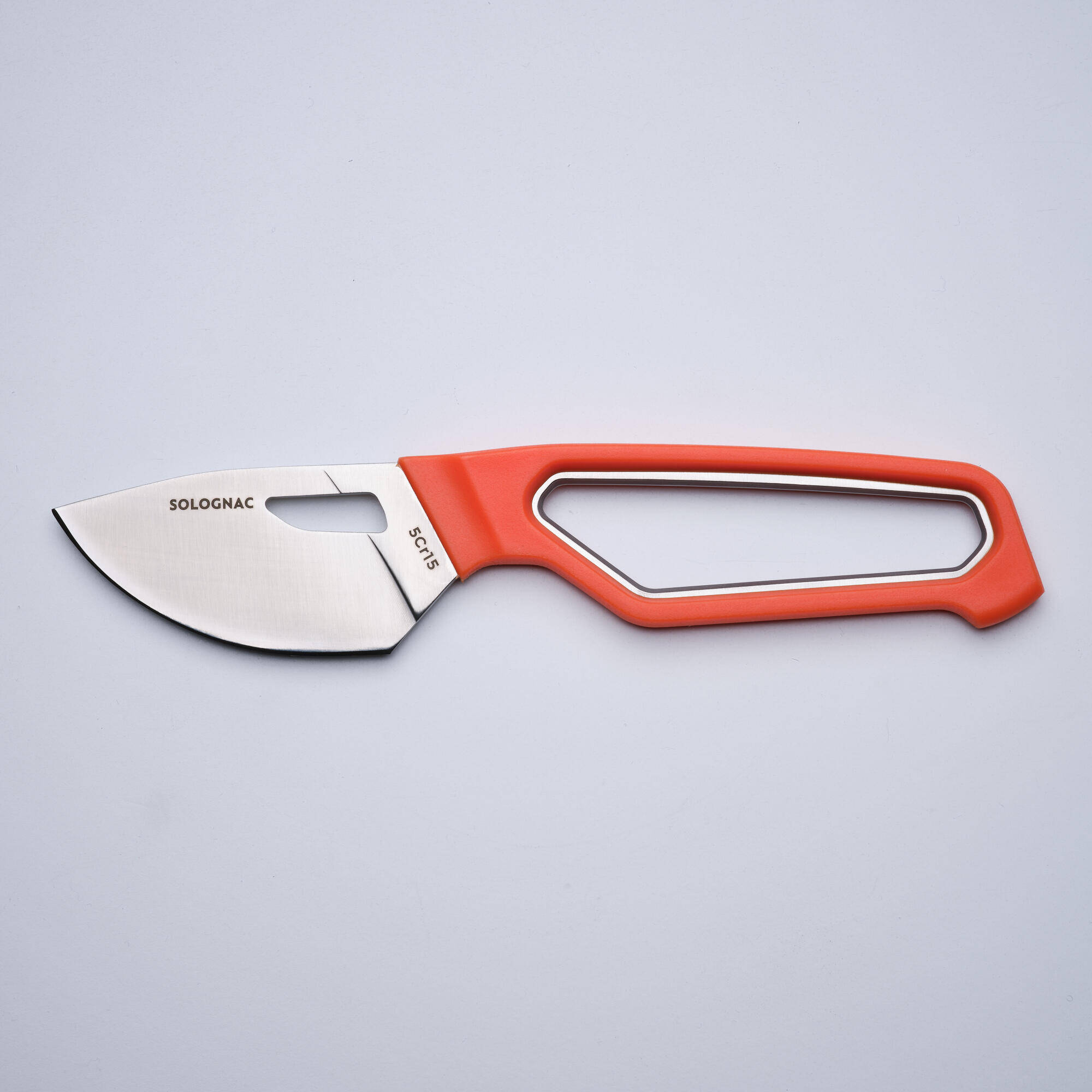 Lightweight, compact set of 3 game knives - orange -  4