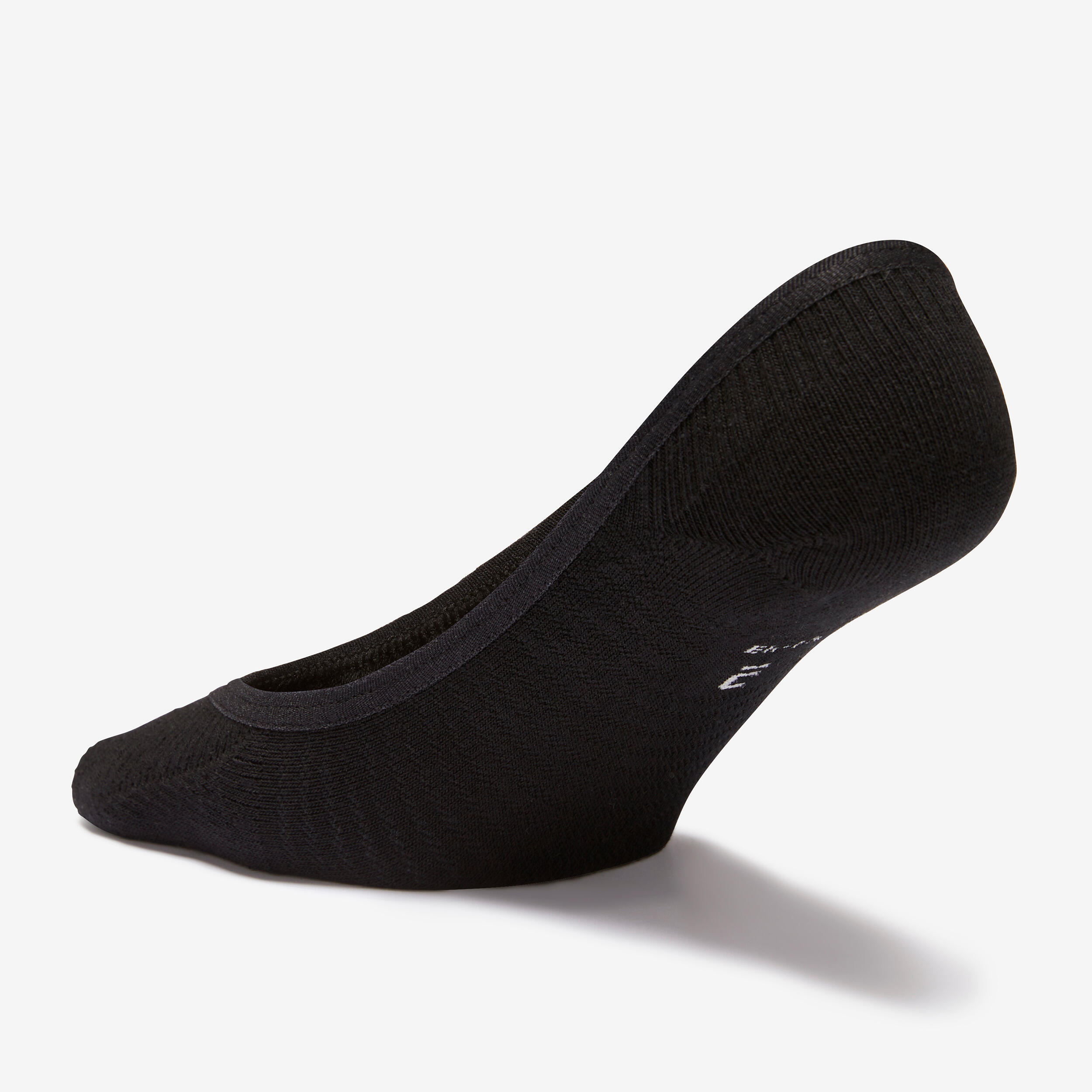 Lage ballerinasokken Deocell Tech URBAN WALK pakje van 2 paar zwart 4/5