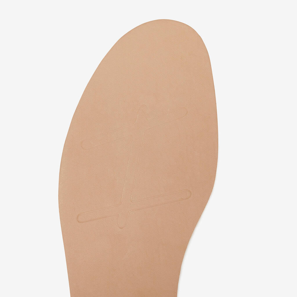 Plantillas de Running Newfeel w150 en cuero beige