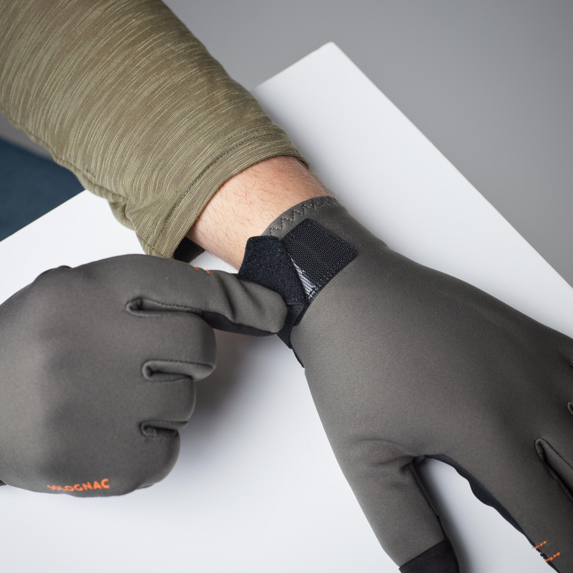Strakke handschoenen 500 groen 5/10