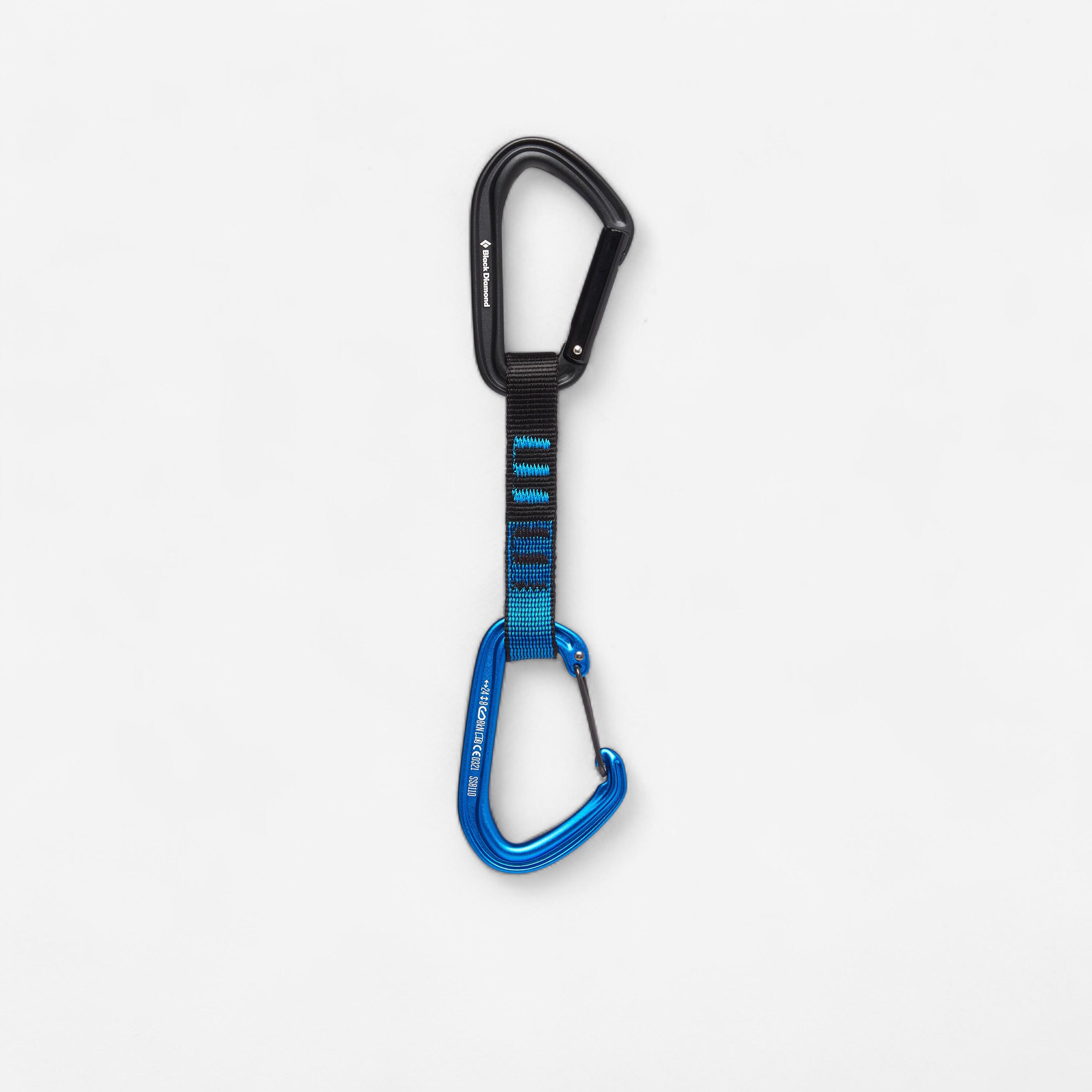 Climbing and Mountaineering Quickdraw - Hotforge Hybrid Blue 12 cm 1/1