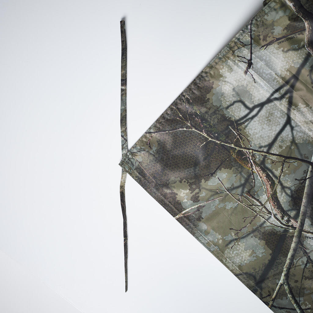 Medību brezents “Treemetic”, 1,45 m x 2,2 m, ar kamuflāžas rakstu