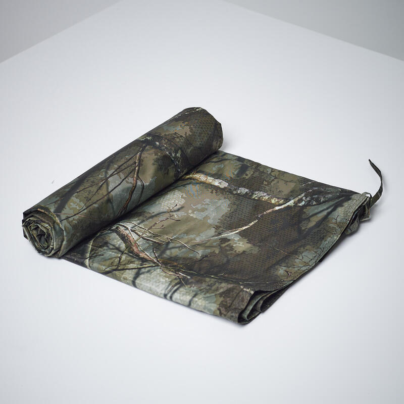 Brezent maskujący Solognac 140x220 camo treemetic 