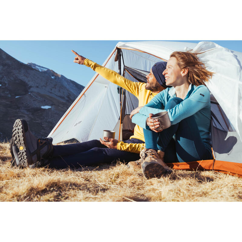 Legging sous-vêtement en laine mérinos de trek montagne Femme - MT500
