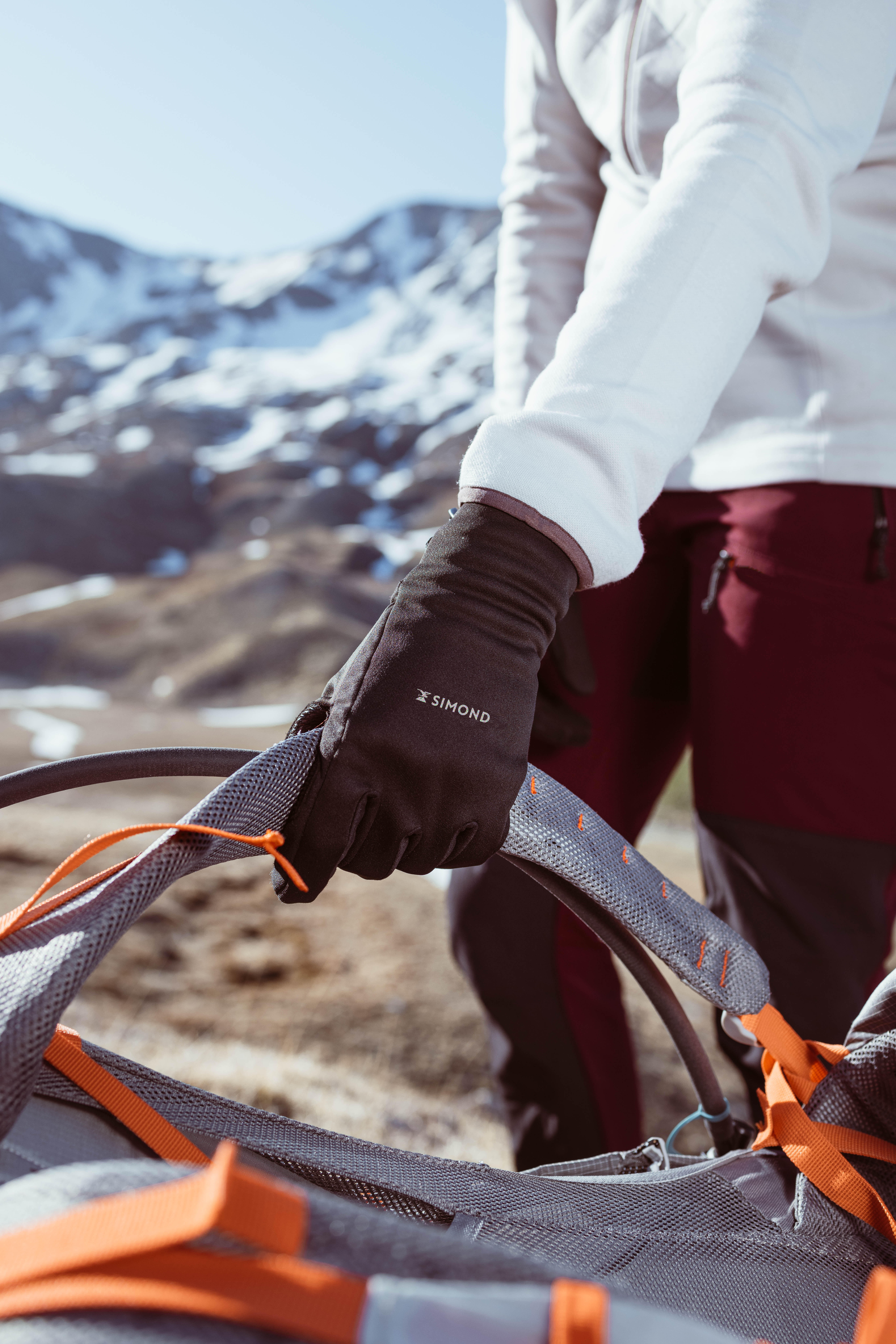 Gants mi-saison - MT 500 noir - FORCLAZ