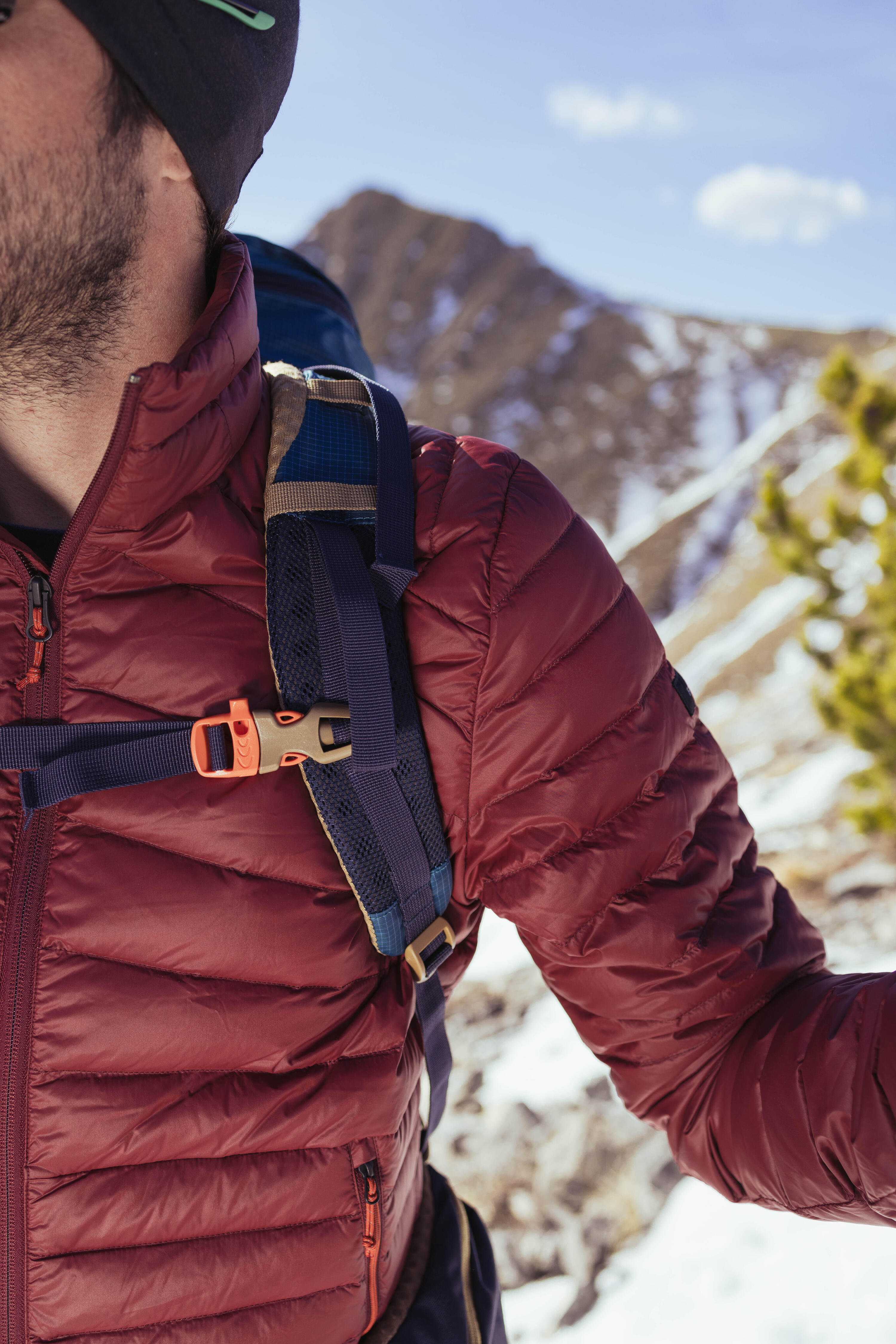 Men's Mountain Trekking Down Jacket - MT100 -5°C FORCLAZ