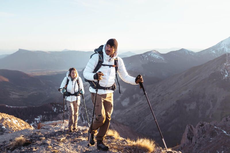 Kurtka trekkingowa męska puchowa Forclaz MT500 - 10°C